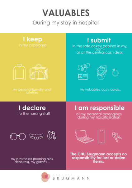 affiche "Objets de valeur" traduite en anglais